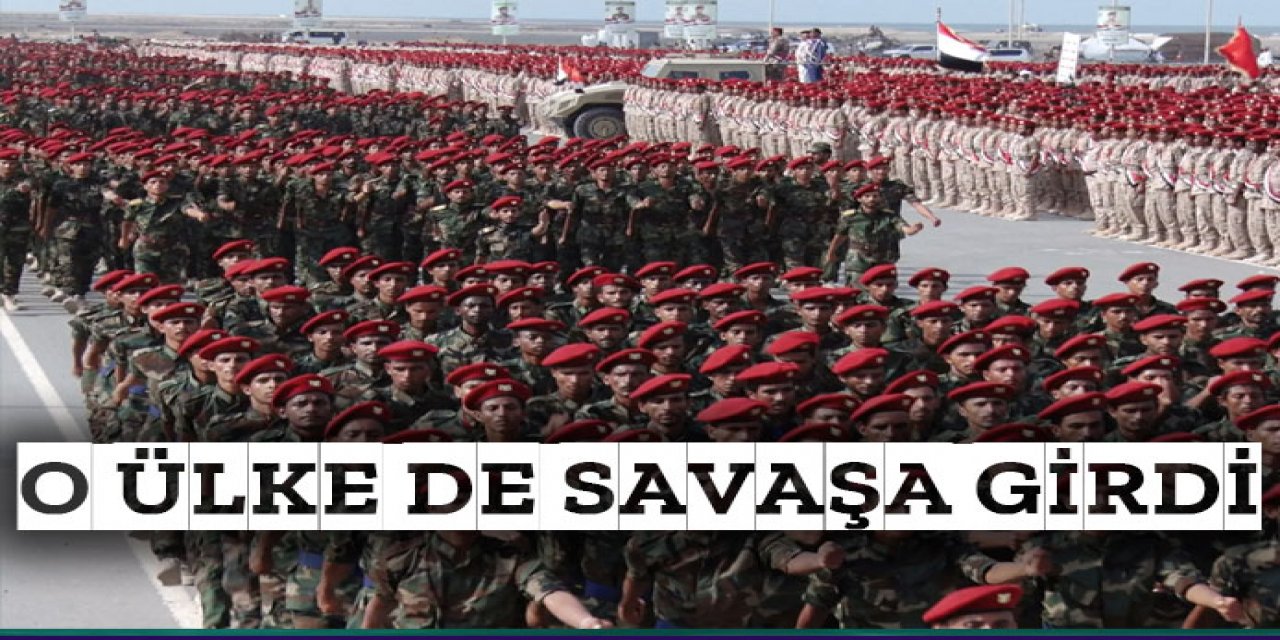 Ve Husilerde savaşa girdi.. İsrail'e ilk füze