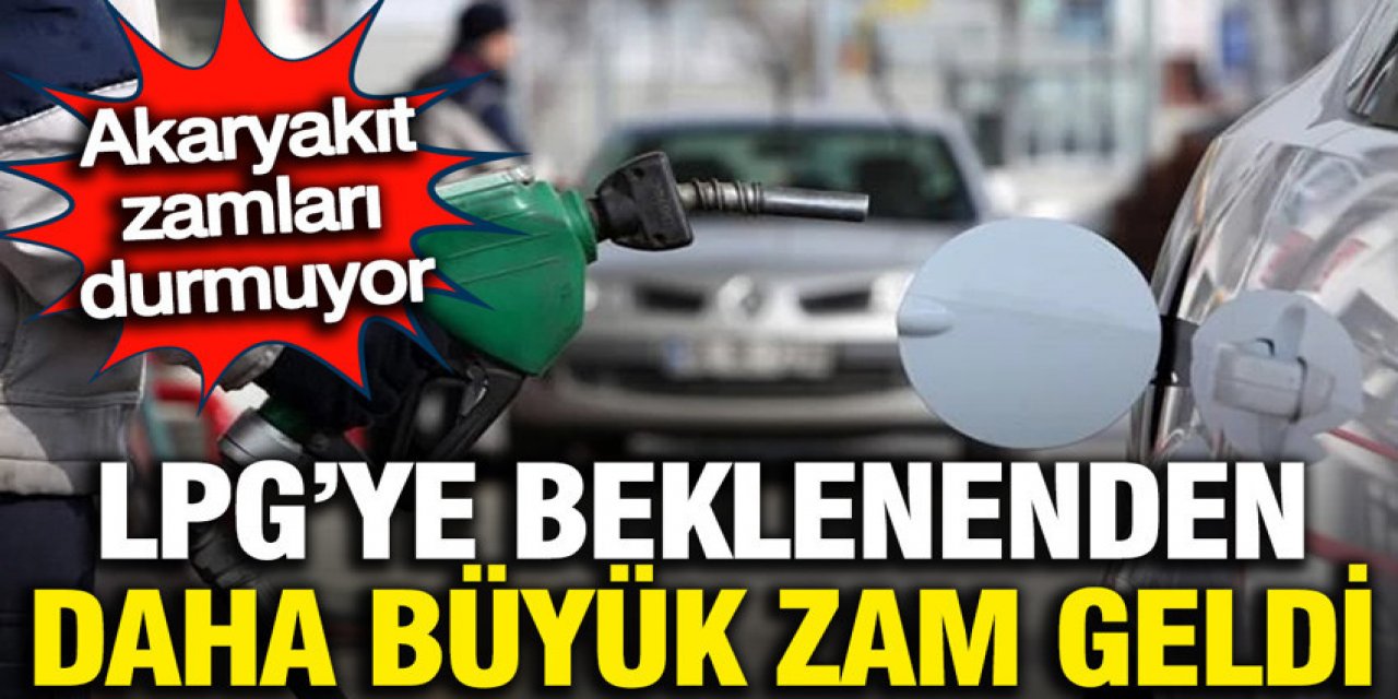 beklenenden daha büyük zam yapıldı