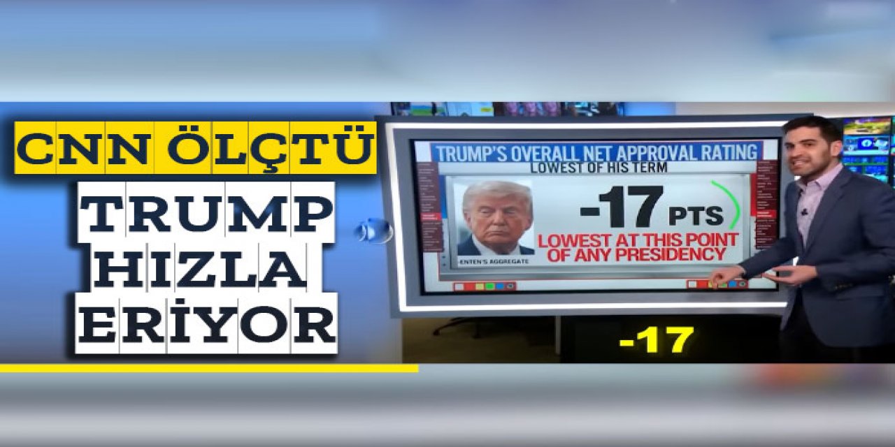 CNN verileri ortaya koydu! ''Trump'ın puanı hızla düşüyor''