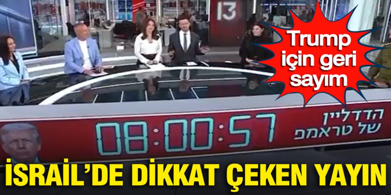 İsrail televizyonundan dikkat çeken yayın