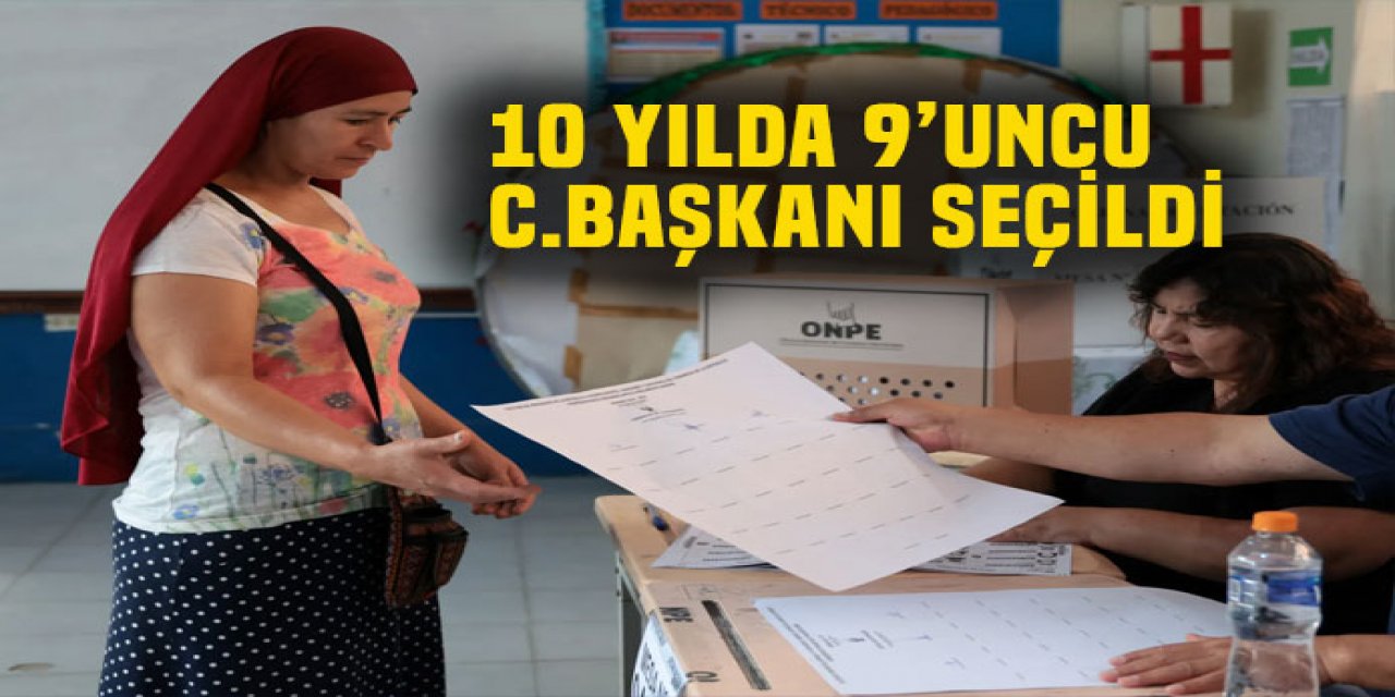 Peru 10 yılda 9'ncu cumhurbaşkanını seçiyor