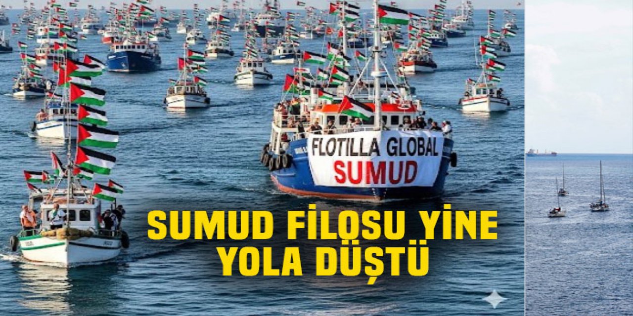 Gazze'ye doğru Barselona'dan yola çıktı.