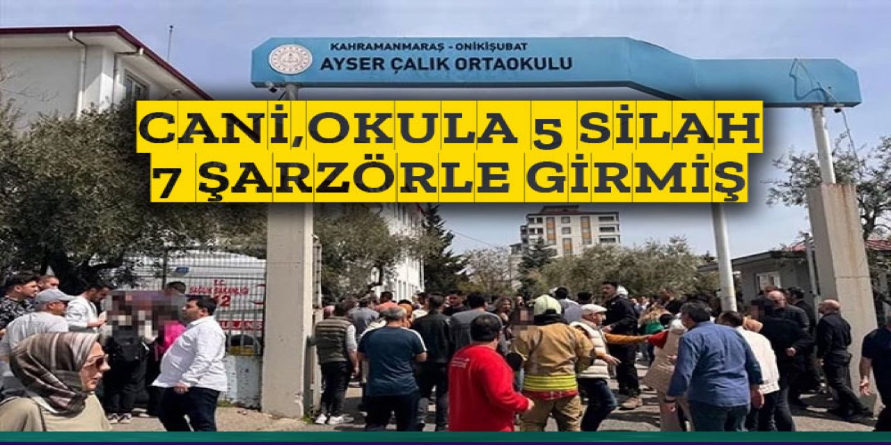 okul  canisi  sınıfa 5 silah 7 şarjörle girmiş