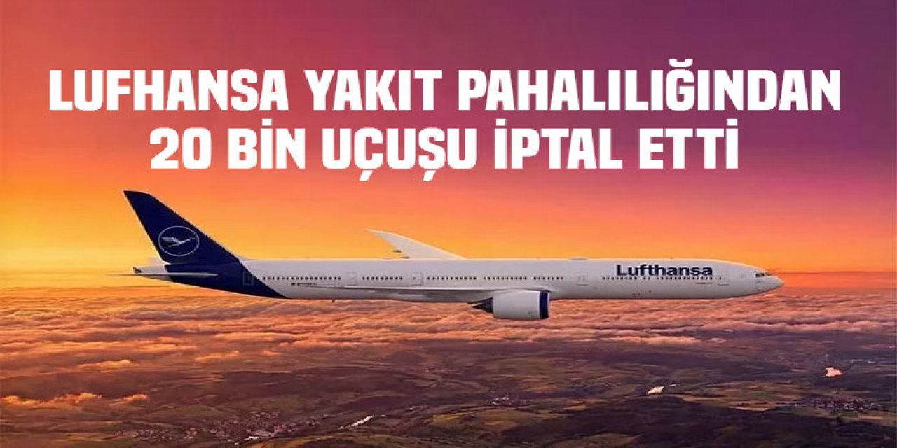 Lufthansa'ya 20.000 Uçuşu İptal Ettirdi