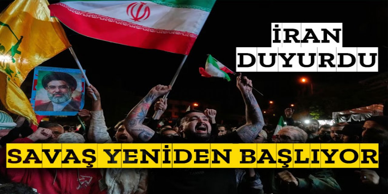 İran : Savaş muhtemelen yeniden başlıyor