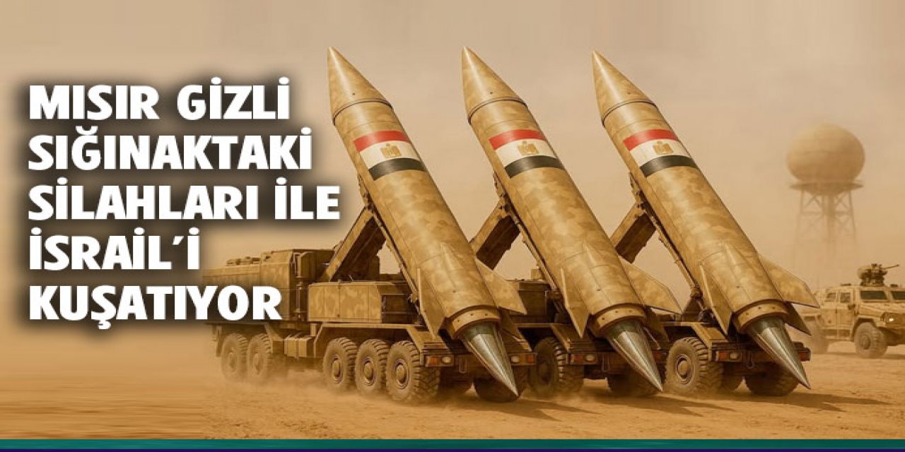 Mısır, gizli sığınaklardaki silahlarla İsrail'i kuşatıyor