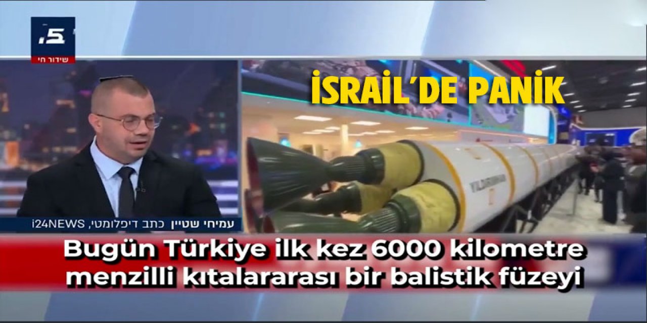 hipersonik füzemiz İsrail'de korkuya neden oldu