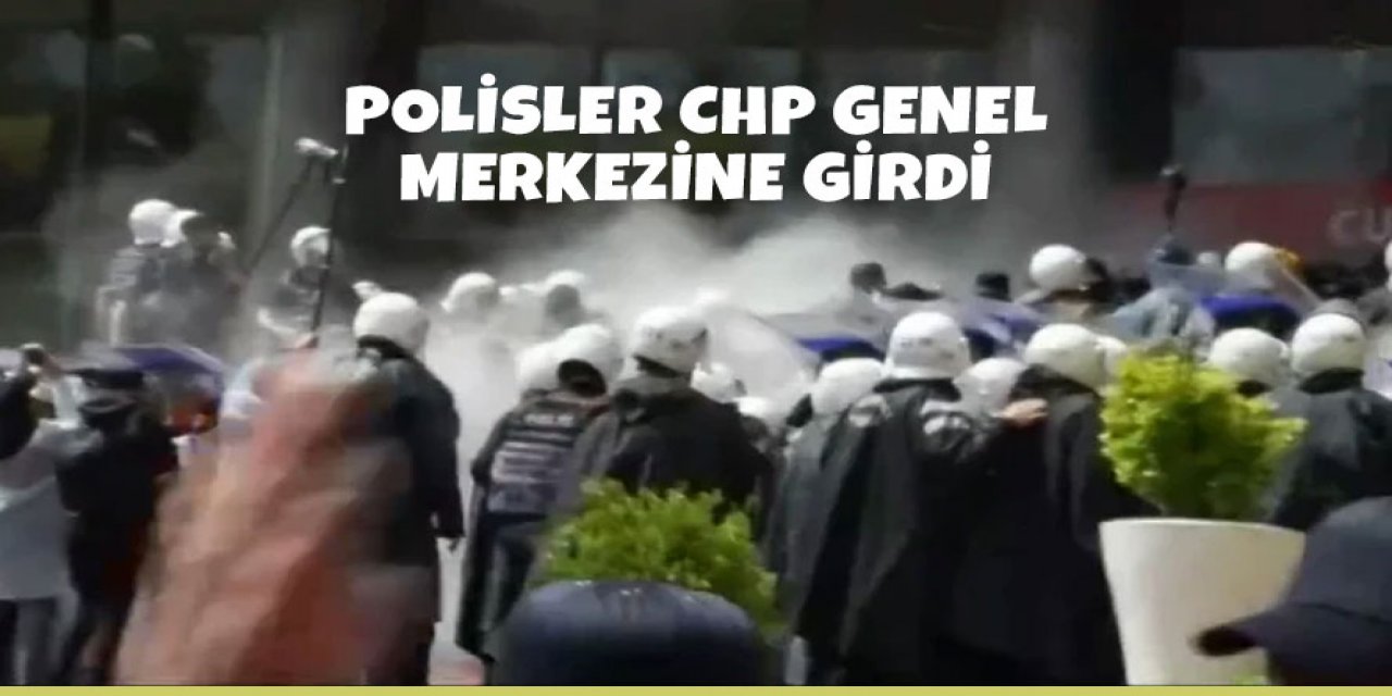 CHP genel merkezinde tahliye gerginliği