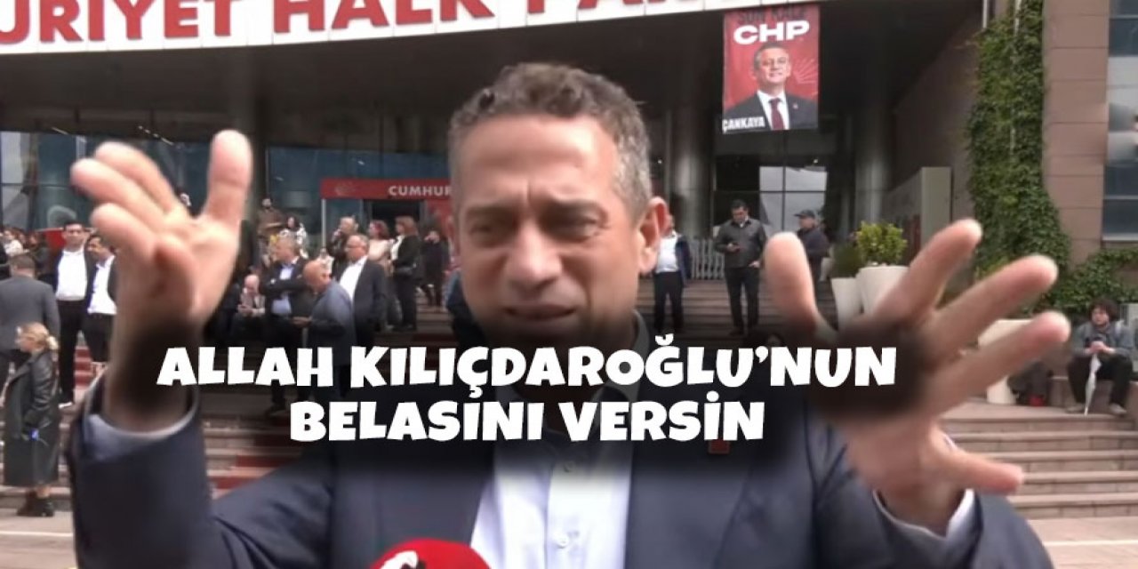 Kemal Kılıçdaroğlu'na beddua etti