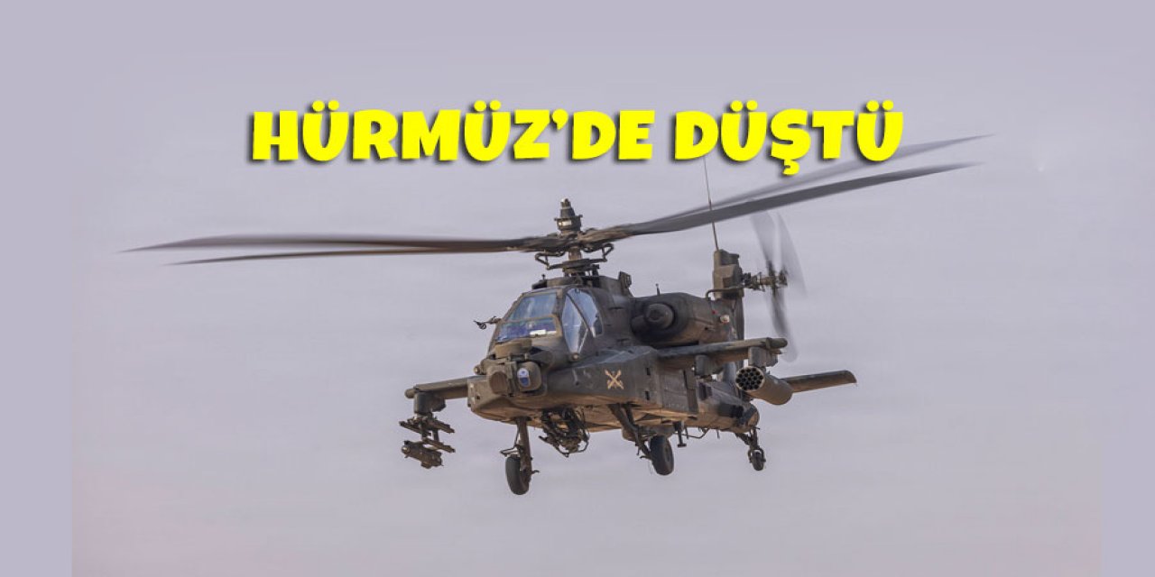 Hürmüz'de Amerikan helikopteri düştü