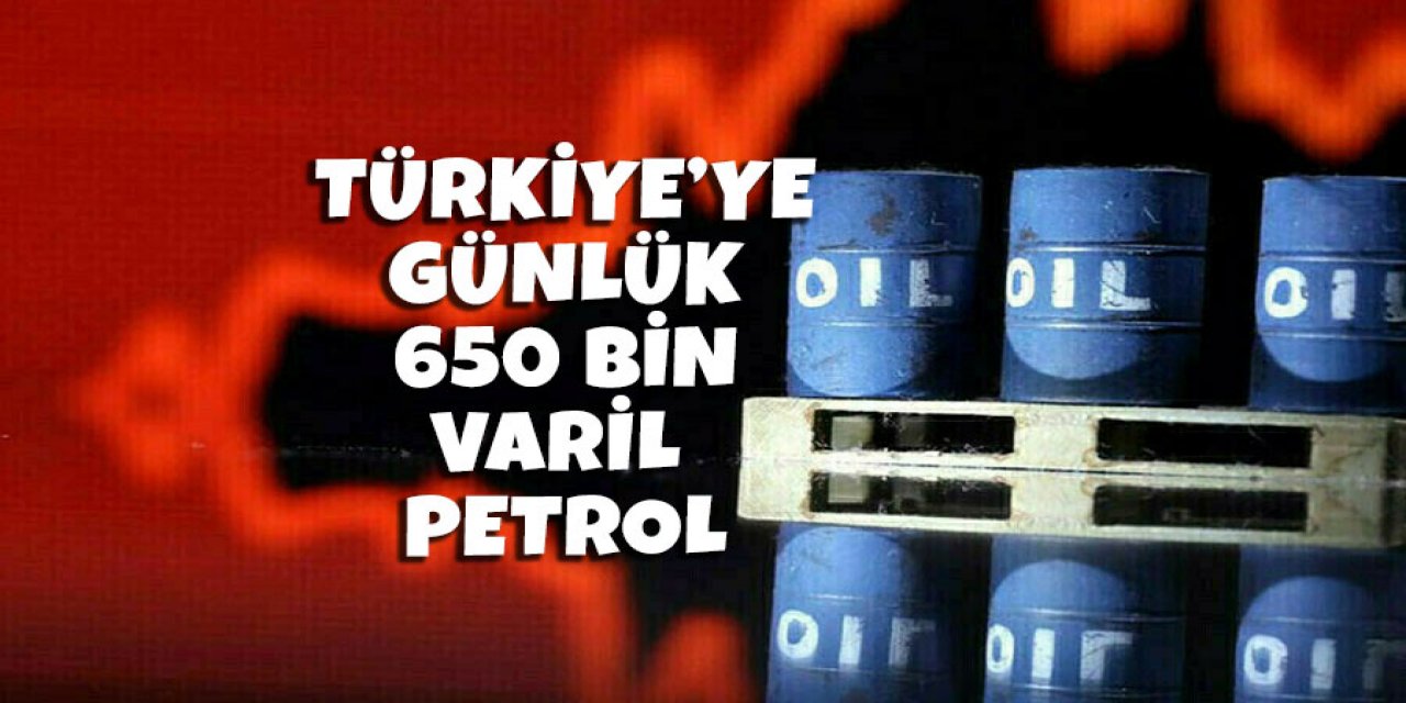 Türkiye'ye 650 bin varil petrol