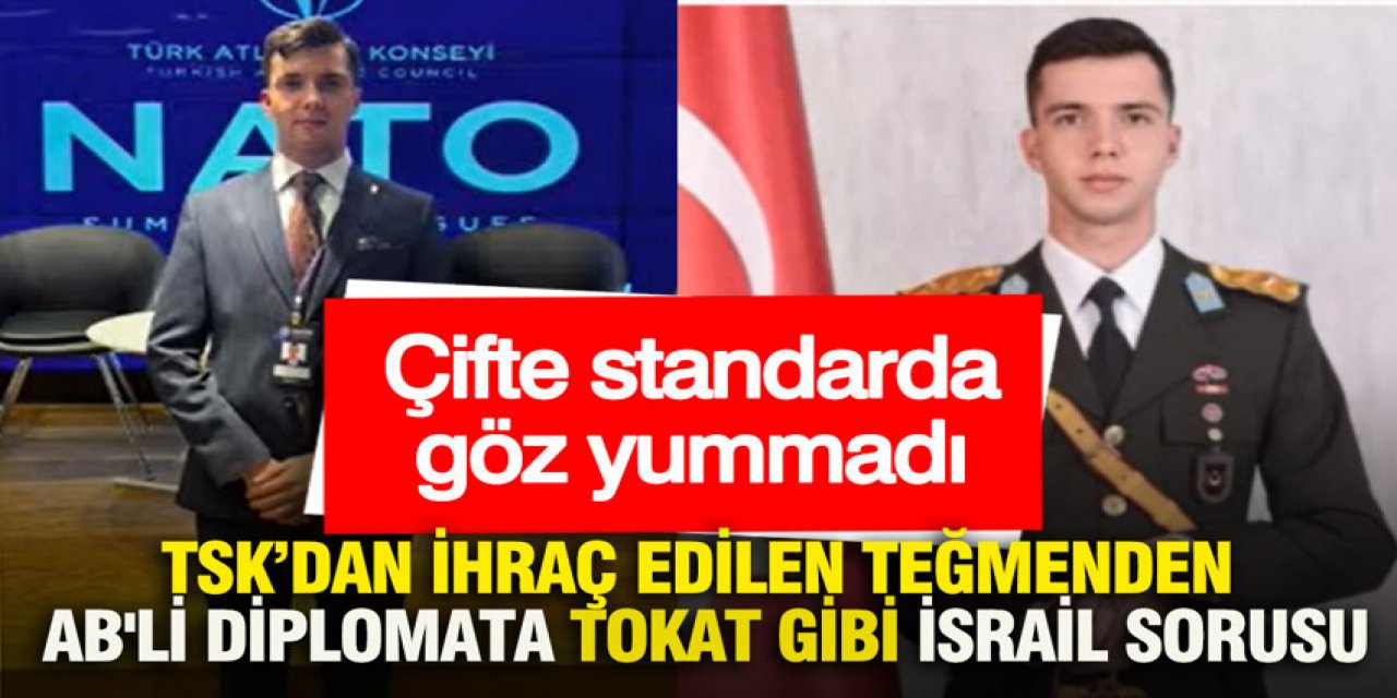 AB'li diplomata tokat gibi İsrail sorusu