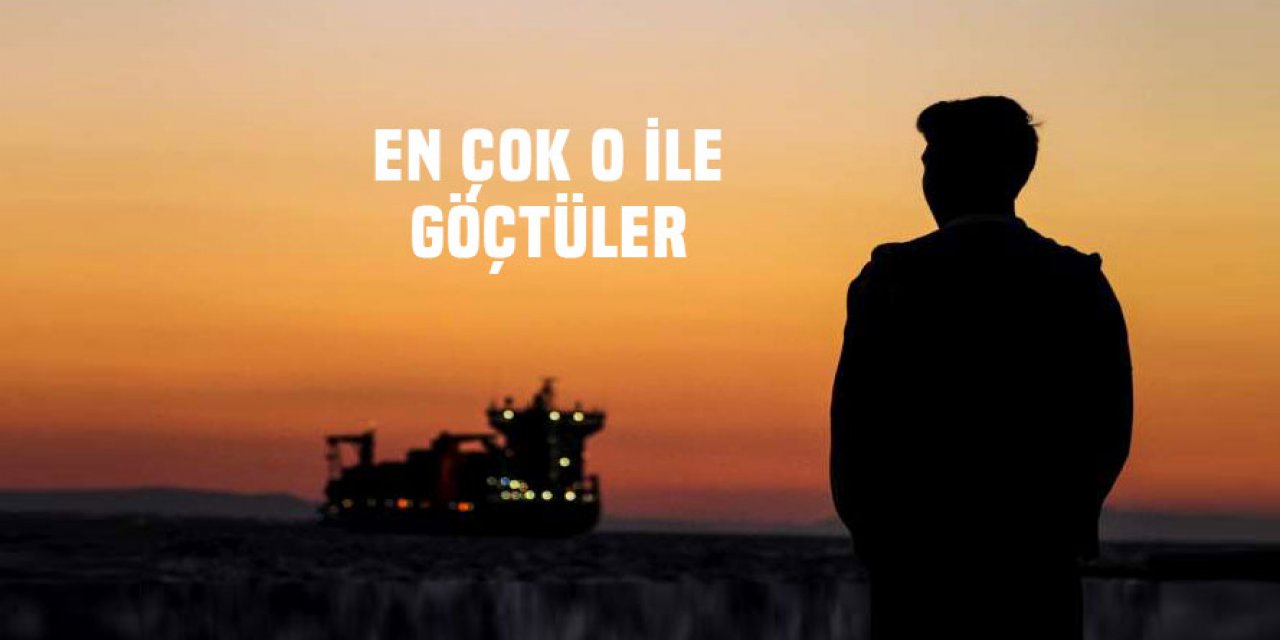 En çok hangi ile göçtüler?