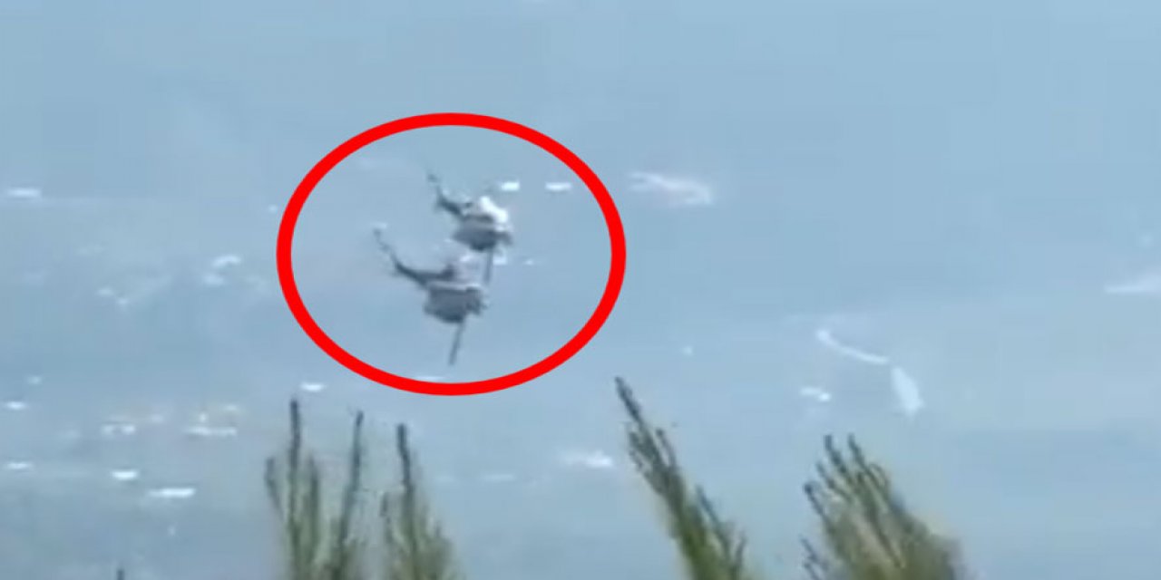 İki Yunan helikopteri çarpıştı