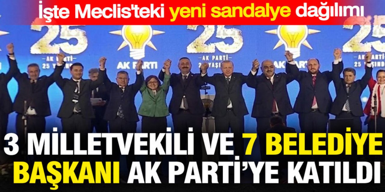 İşte Meclis'teki sandalye dağılımı