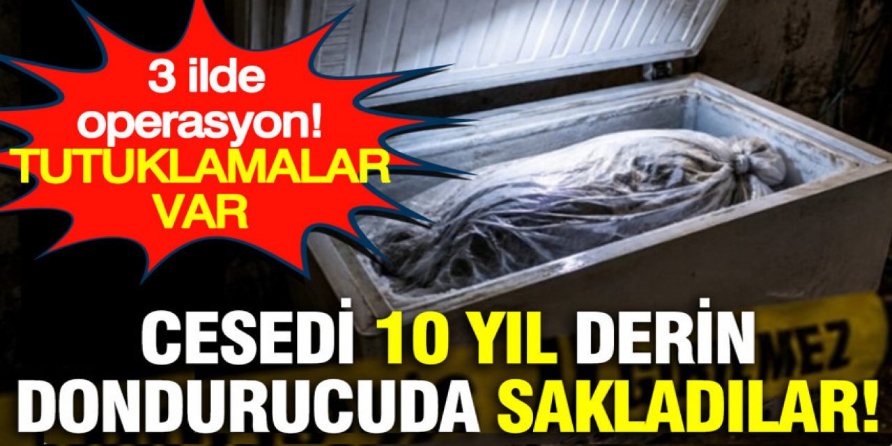 10 yıl derin dondurucuda sakladılar