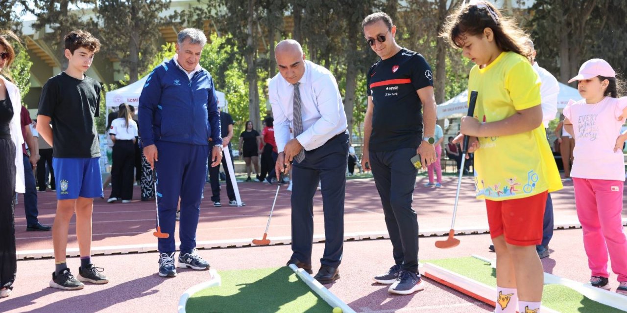 İzmir’de “Sağlıklı Çocuk, Sağlıklı Gelecek” İçin Spor Şenliği