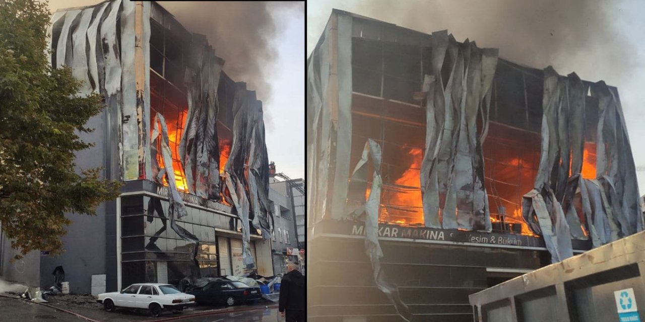 Parfüm deposunda yangın: 6 ölü, 1 yaralı
