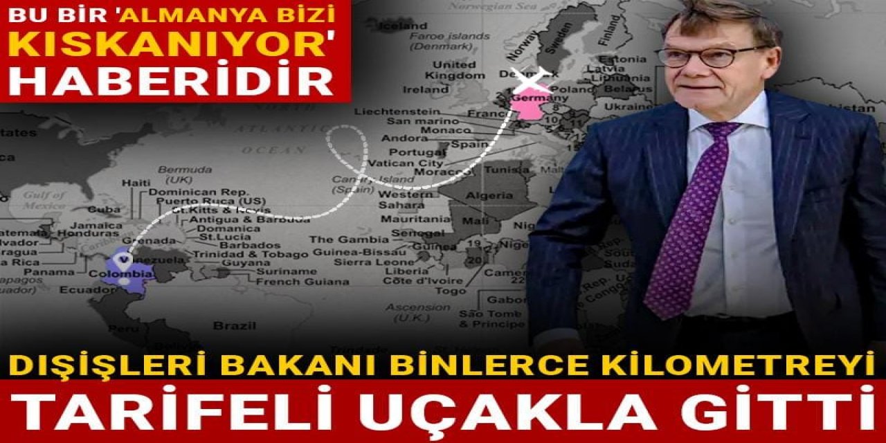 Dışişleri Bakanı binlerce kilometreyi tarifeli uçakla gitti