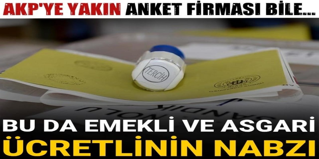 Emekli ve asgari ücretlinin nabzı ölçüldü