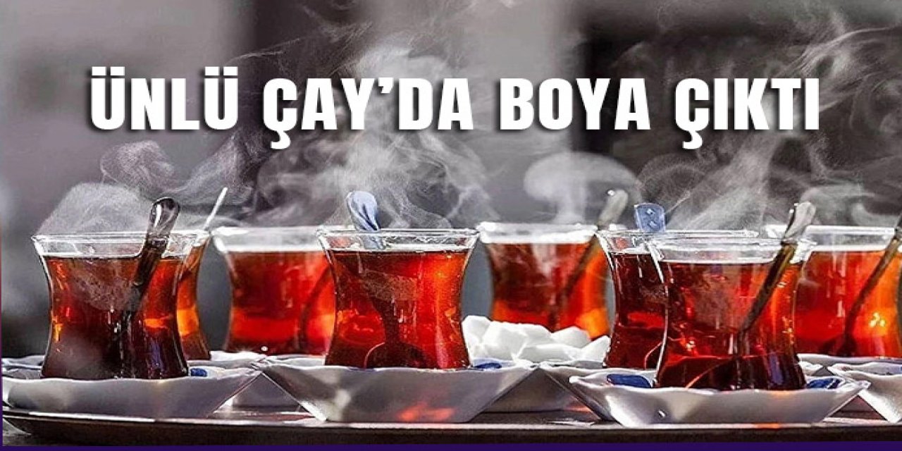 Ünlü Öz Akçay çayda boya çıktı