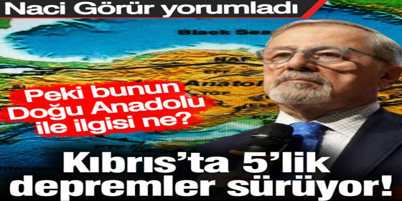 Kıbrıs’ta 5’lik depremler sürüyor