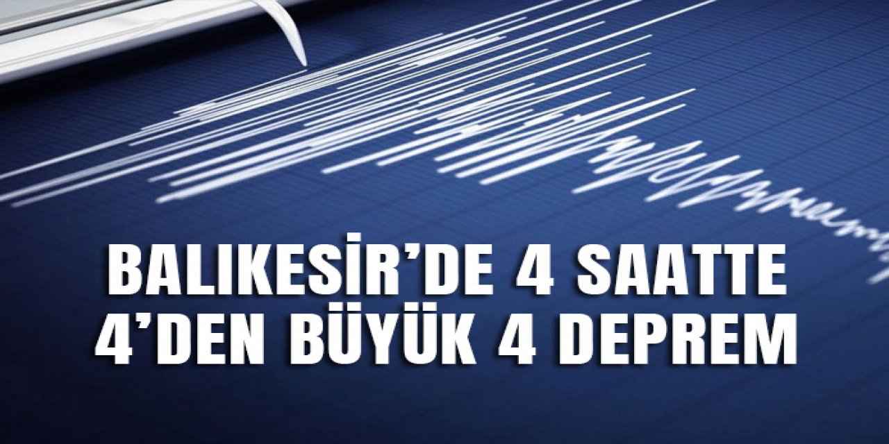 Balıkesir Sındırgı'da 4.7 büyüklüğünde deprem!