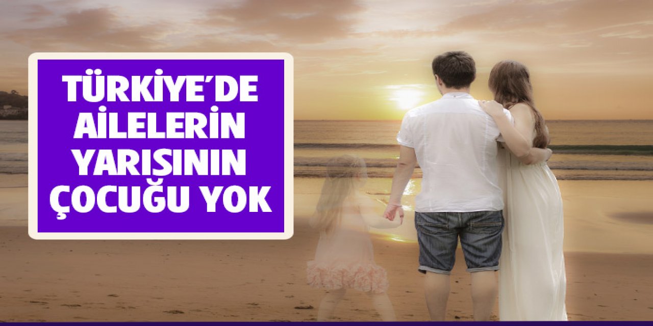 Türkiye'de ailelerin yarısının çocuğu yok