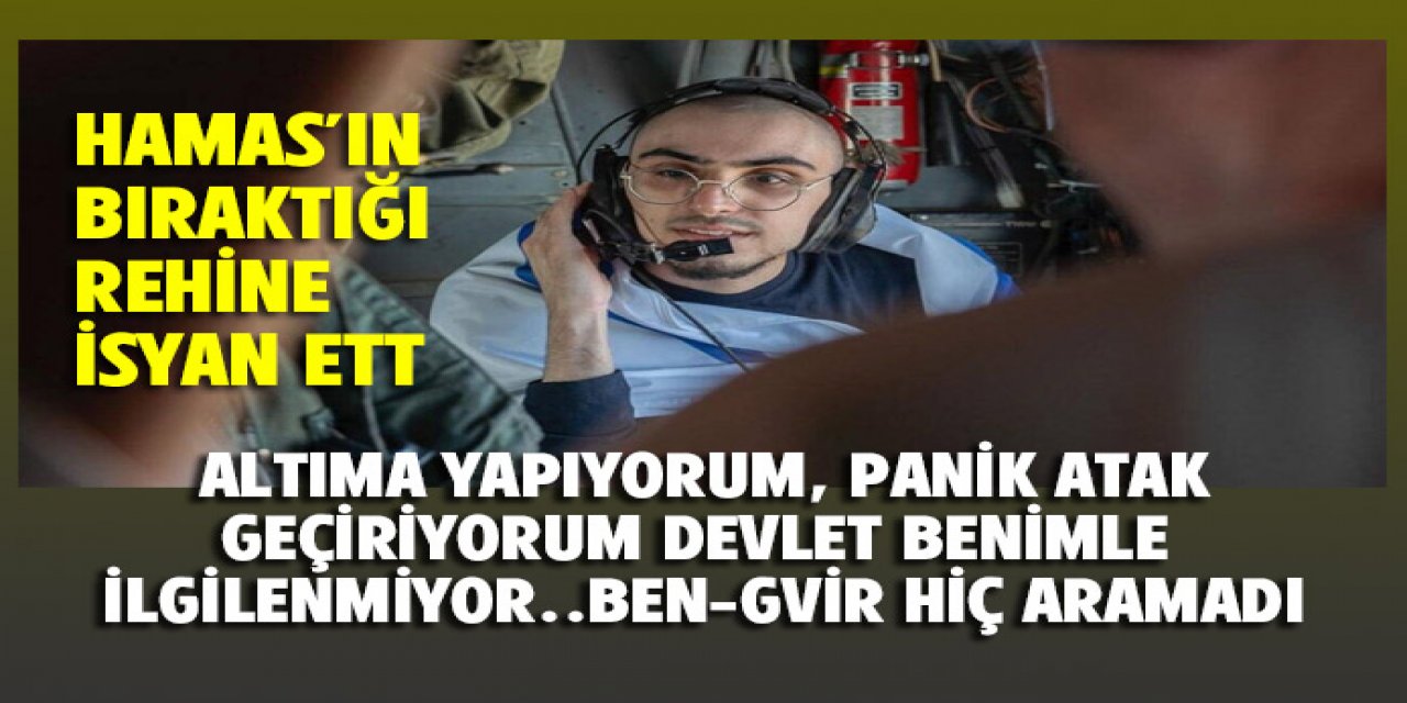 HAMAS'ın bıraktığı rehine