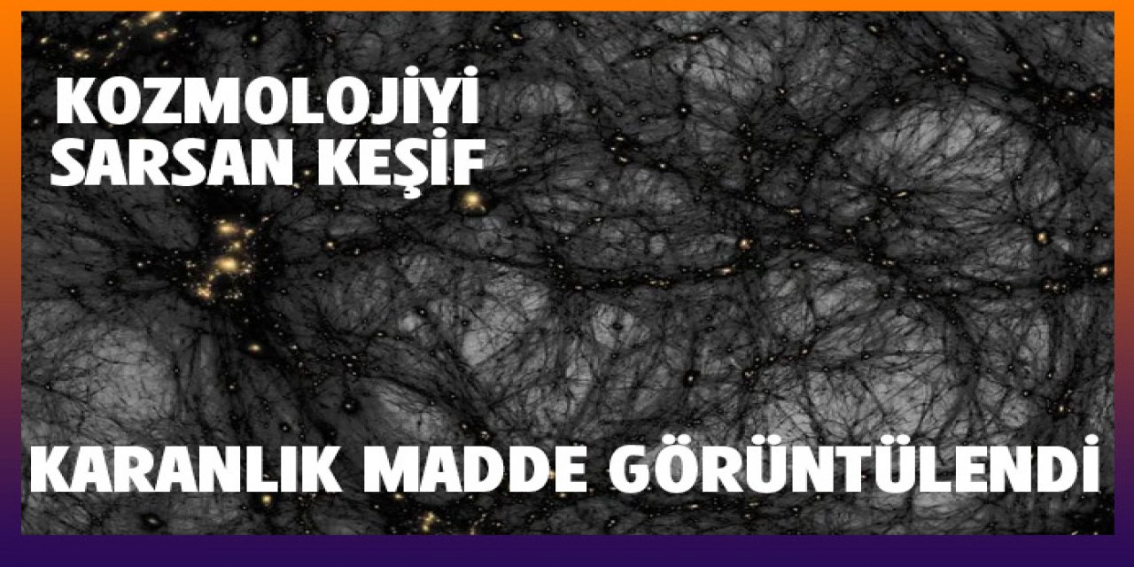 Karanlık maddenin ilk olası görsel kanıtı.