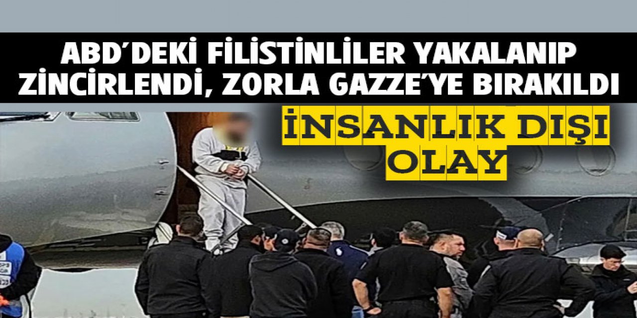 Kelepçe iddiası kan dondurdu