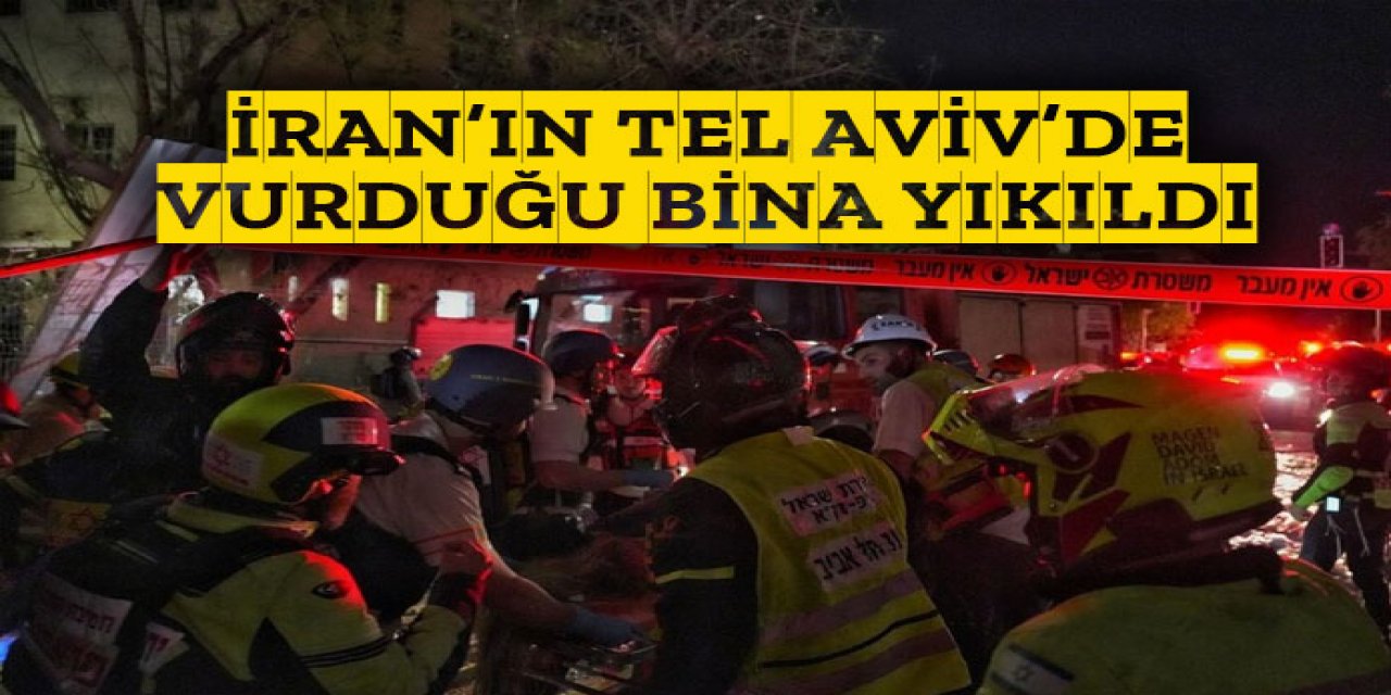 vurduğu bina yerle bir oldu