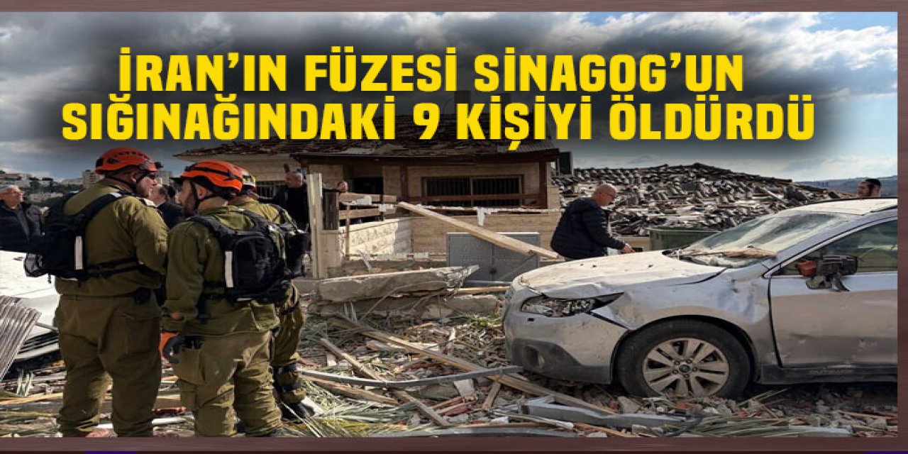 İran füzesi sinagog sığınağındakileri vurdu