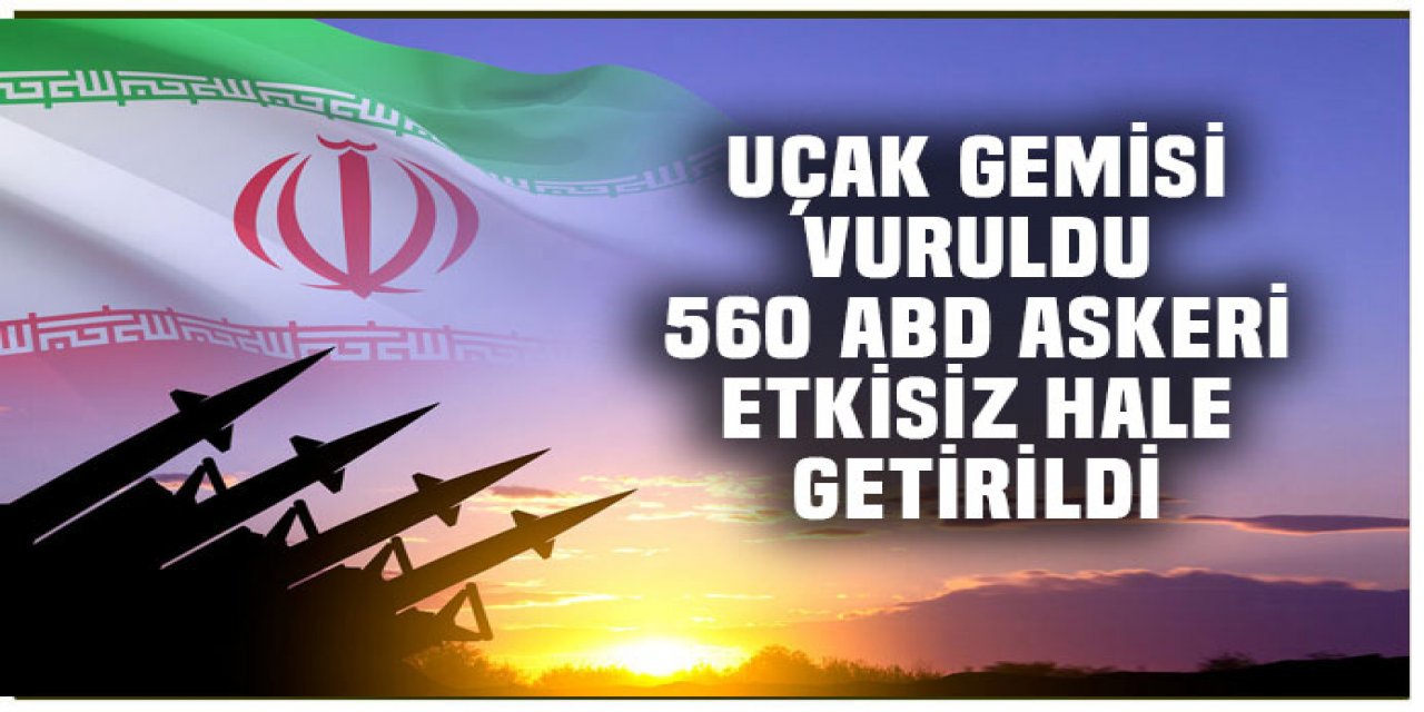 Abraham Lincoln vuruldu, 560 ABD askeri öldürüldü
