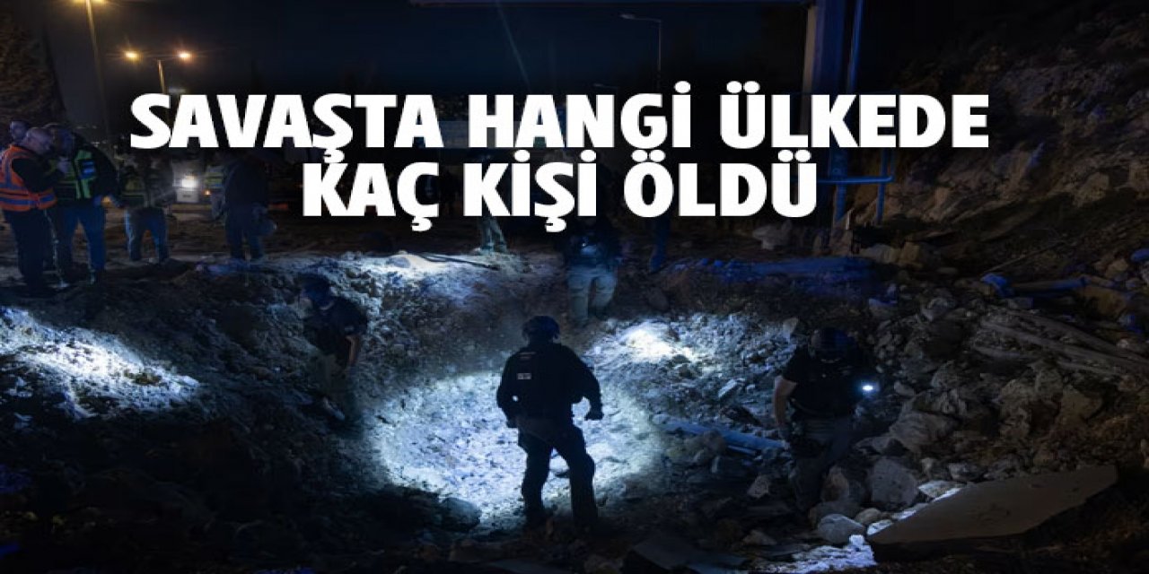 Ortadoğu'daki ölü sayısı hakkında şu ana kadar bildiklerimiz