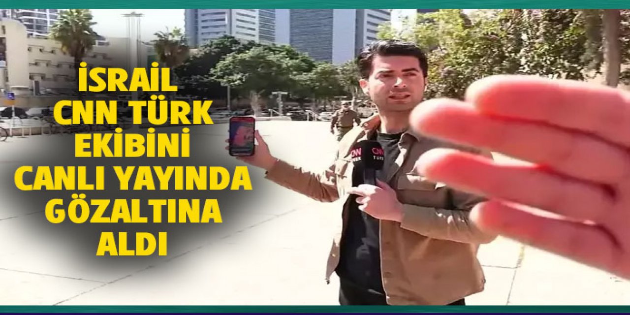 canlı yayında gözaltına aldı