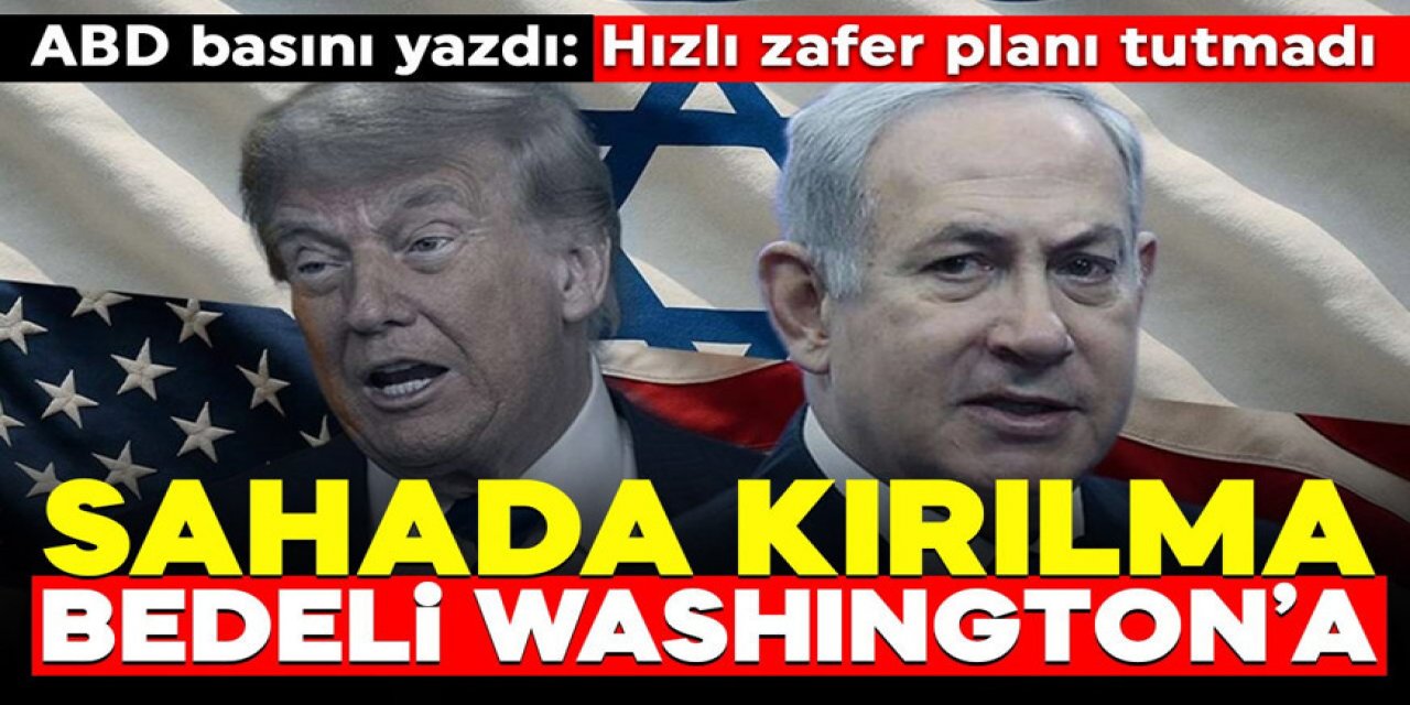Sahada dengeler değişti, fatura Washington'a