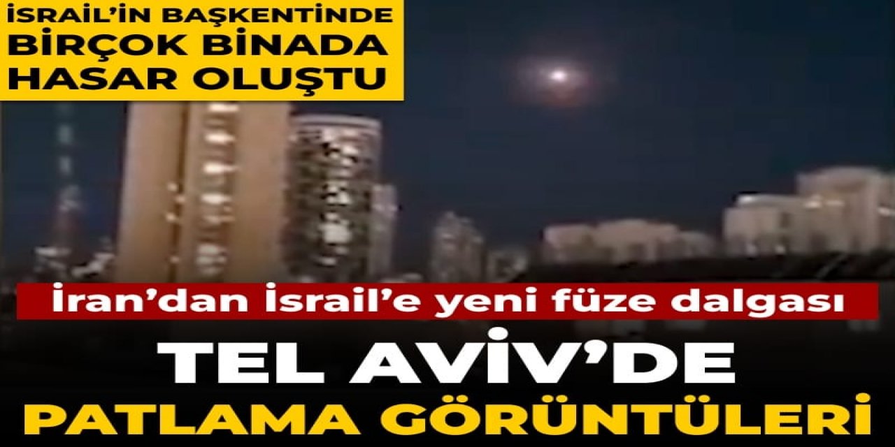 İran İsrail'e yönelik füze saldırısı başlattı