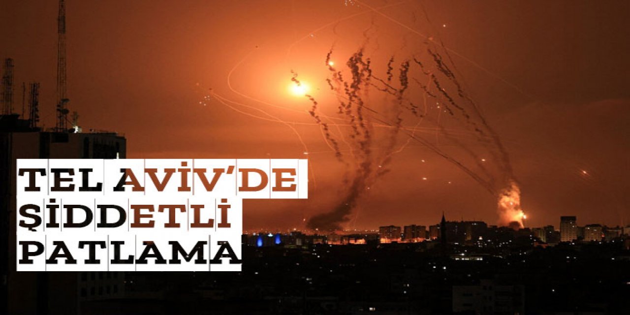 İran İsrail'e füze yağdırdı