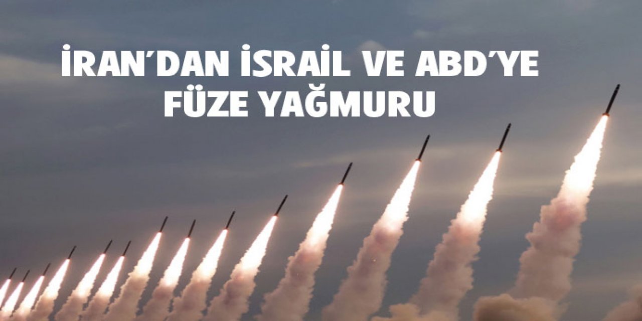 İran'dan ABD ve İsrail'e füze yağmuru! Büyük saldırı başladı