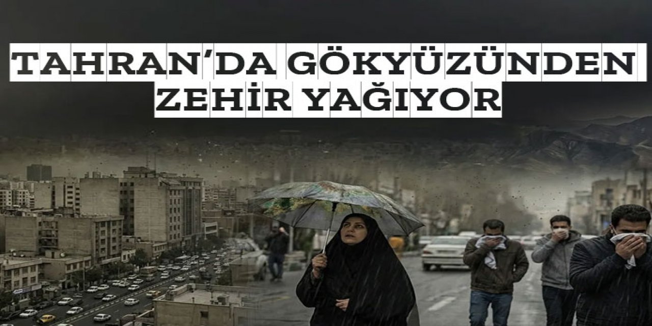 Gökyüzünden zehir yağıyor