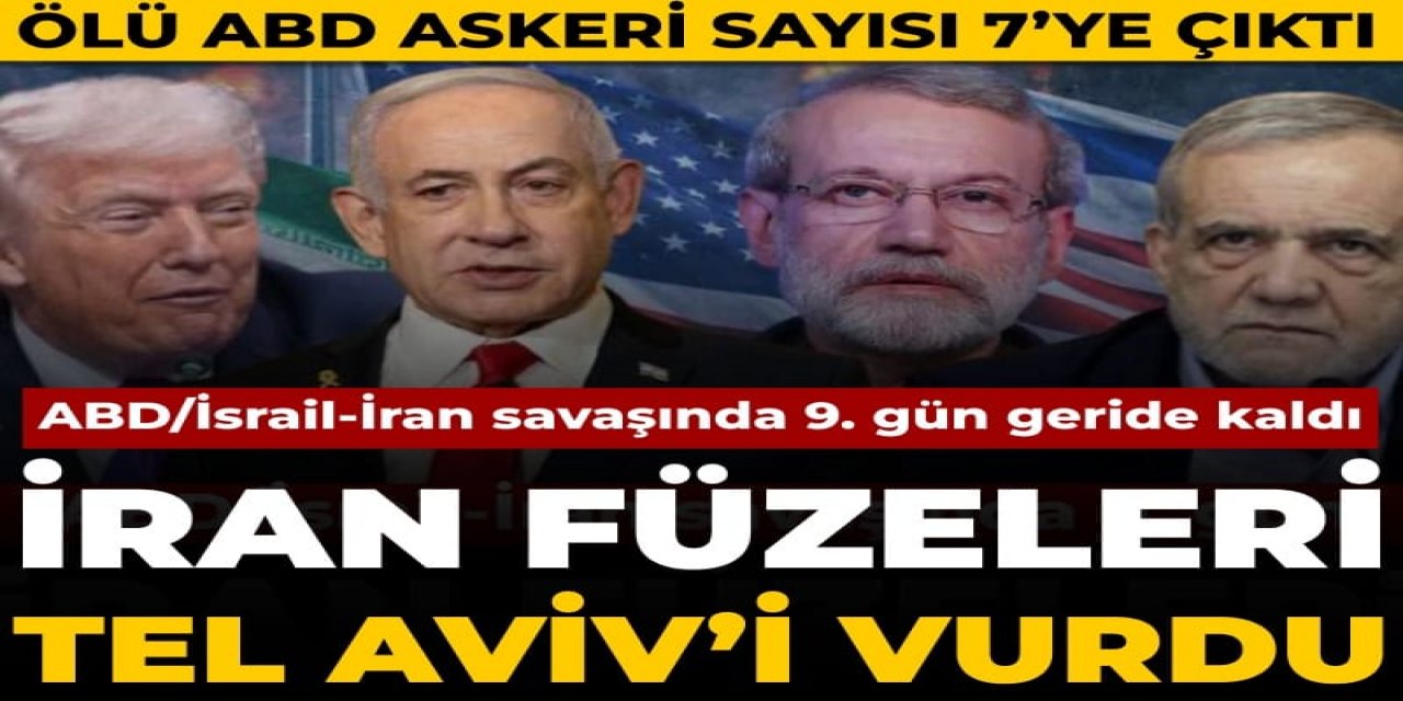 İran Tel Aviv'i füzelerle vurdu