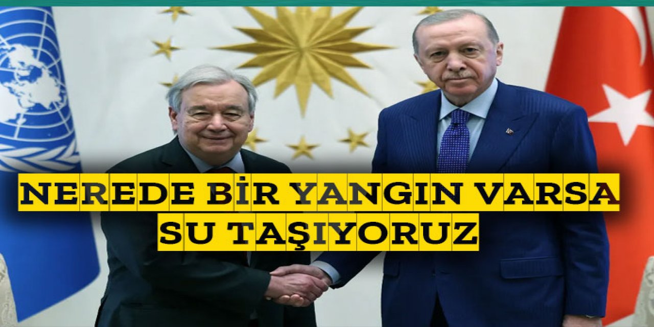 Erdoğan’dan Guterres’e şiddet sarmalı uyarısı