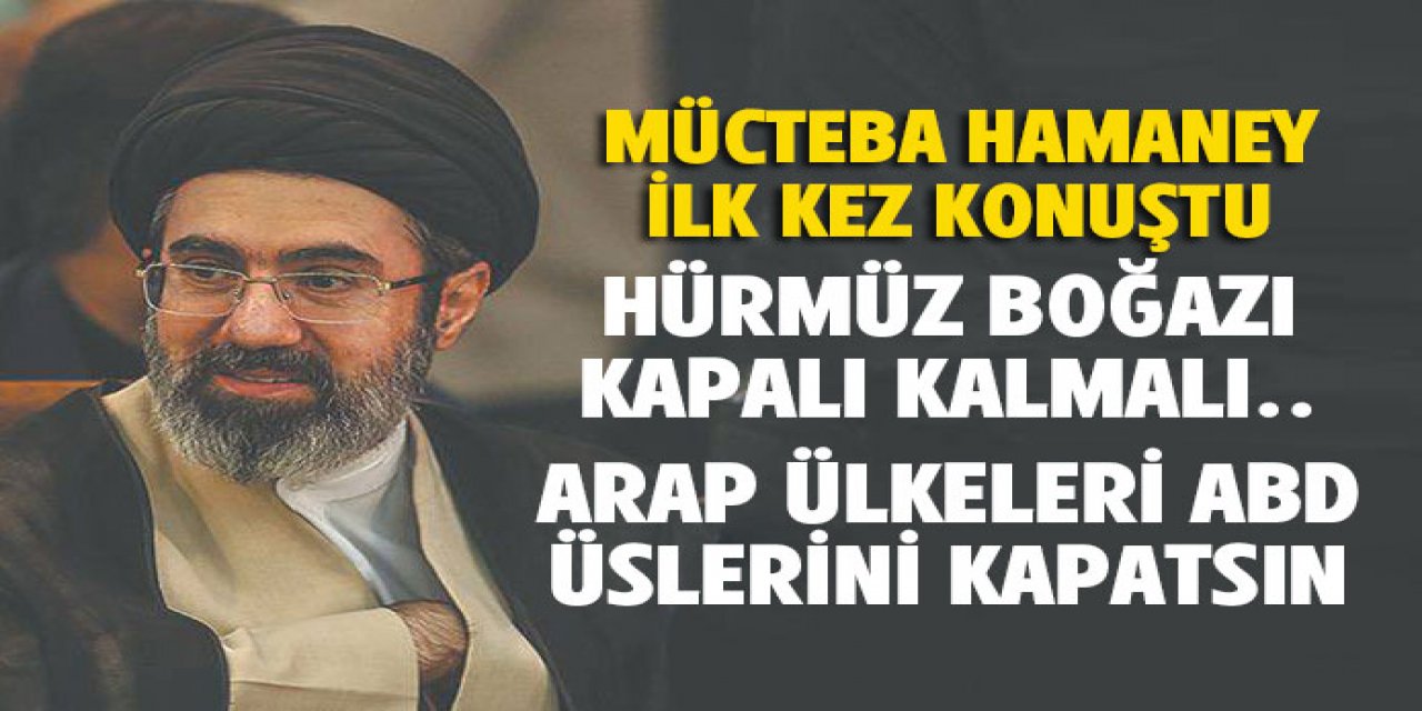 Hamaney ilk kez konuştu.. Hürmüz Boğazı kapalı kalmalı