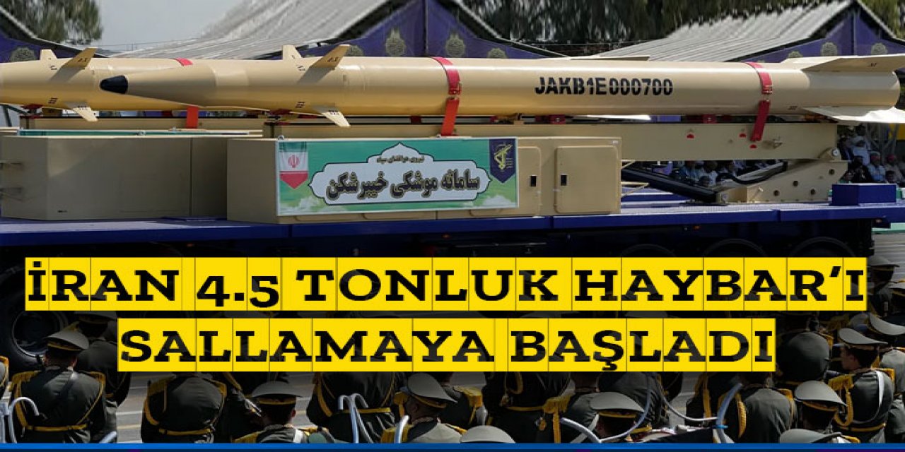 Haybar Şekan füzelerini kullanmaya başladı