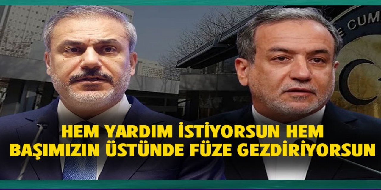 yardım istiyorsun hem başımızın üstünde füze gezdiriyorsun