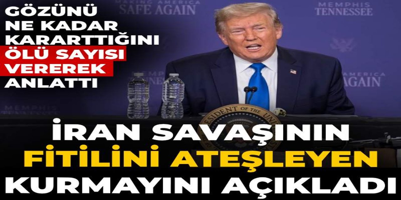 Trump İran savaşının fitilini ateşleyen kurmayını açıkladı