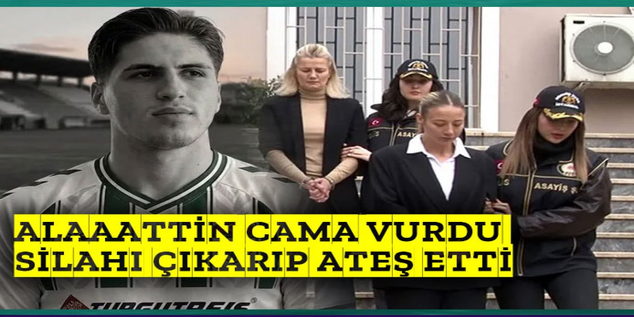 cama vurdu ardından silahı çıkardı