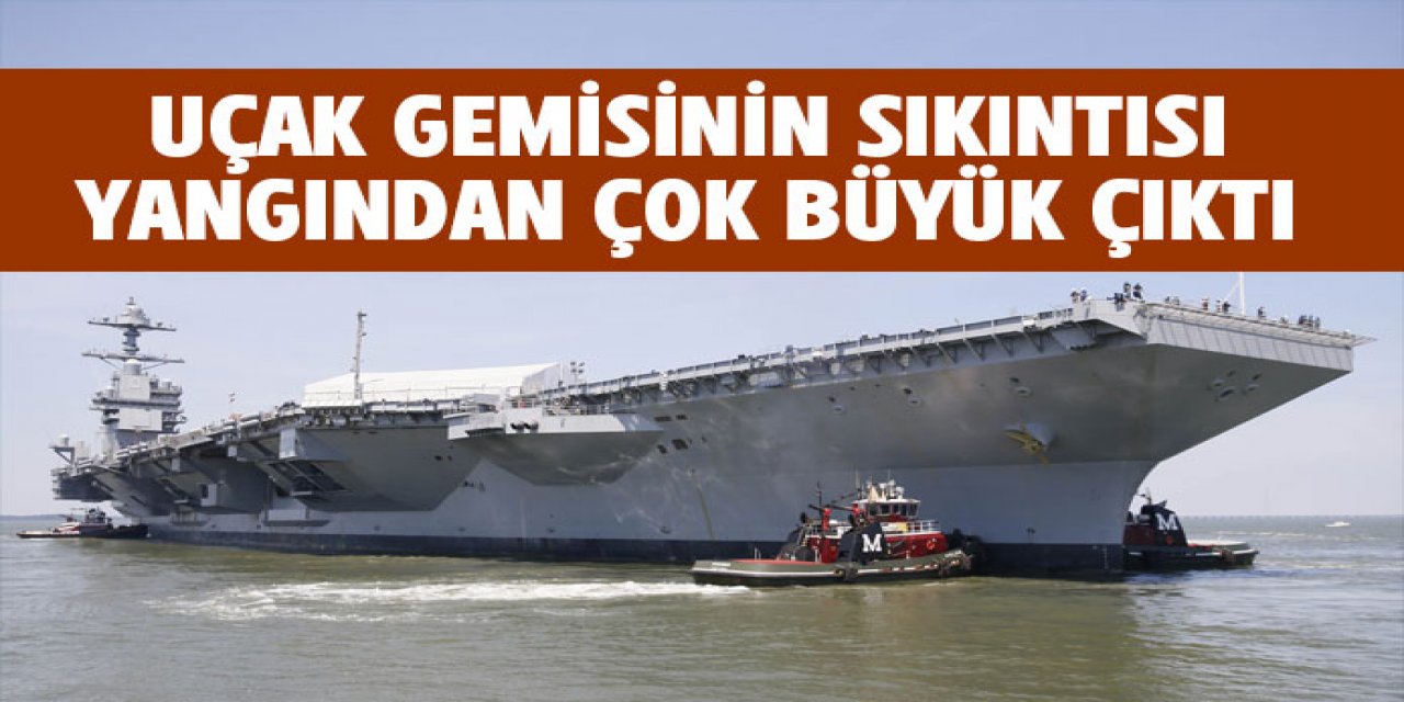 hasar sadece gemideki yangından dühü büyük