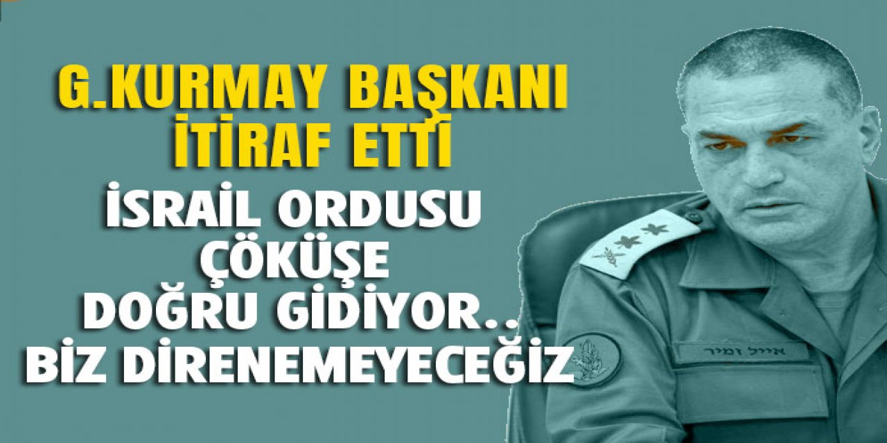 İsrail ordusu çöküşe doğru gidiyor